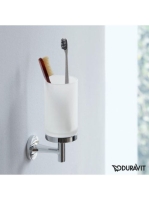 Duravit Starck T fali fogmosó pohár tartóval, króm 009931100