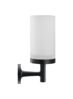 Duravit Starck T fali fogmosó pohár tartóval, matt fekete 00