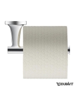 Duravit Starck T WC-papír tartó, króm 0099371000 - Fürdőszob