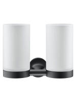 Duravit Starck T dupla pohártartó, matt fekete 0099484600 -
