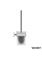 Duravit Karree fali WC kefe tartó, króm 0099571000 - Fürdősz