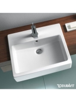 Duravit Vero félig beépíthető kerámia mosdó 55x47 cm 0314550