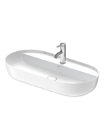 Duravit Luv ráültethető kerámia mosdó 80x40 cm, matt fehér/f
