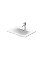 Duravit Viu beépíthető kerámia mosdó 600x450 mm, fehér alpin