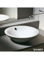 Duravit Starck 1 ráültethető mosdótál 530 mm rögzítővel, alp