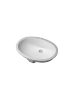 Duravit Santosa alulról beépíthető mosdó 51x37,5 cm rögzítőv
