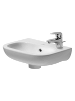 Duravit D-Code jobbos kézmosó 36x27 07053600082 - Fürdőszoba