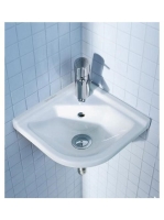 Duravit Starck 3 WonderGliss sarok kézmosó 31x31 cm, fehér 0