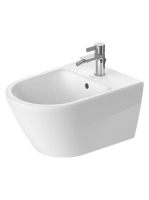 Duravit D-Neo fali bidé 37x54 cm, WonderGliss bevonattal 229