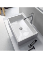 Duravit Vero Air csiszolt kerámia mosdó 60x38 cm, túlfolyó é