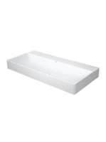 Duravit DuraSquare 100cm mosdó csaplyuk nélkül 2353100070 -