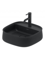 Duravit Zencha kerámia mosdótál 42x42 cm, matt antracit 2374