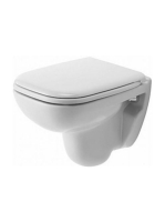Duravit D-Code Kombipack 45350900A1, falra szerelhető WC csé