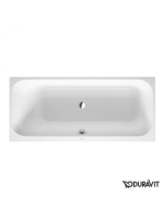 Duravit Happy D.2 beépíthető 170x75 akril kád bal oldali hát