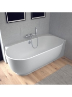 Duravit Luv jobbos DuraSolid A kád 185x95 cm, fehér alpin 70