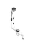 Duravit Quadroval le- és túlfolyógarnitúra, króm 79220100000