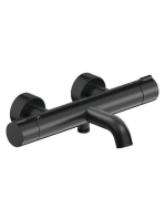 Duravit C.1 termosztátos kádcsaptelep, matt fekete C15220000