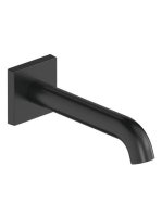 Duravit C.1 kádkifolyó 210 mm szögletes rozettával, matt fek