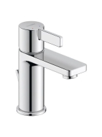 Duravit D-Neo S egykaros mosdó csaptelep, leeresztővel, króm