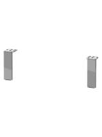 Duravit mosdószekrényhez tartóláb 2db, króm UV999300000 - Fü