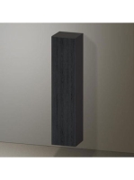 Duravit Zencha magas szekrény 176x40 cm, balos, fekete tölgy