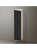 Duravit Zencha magas szekrény 176x40 cm, balos, fekete tölgy