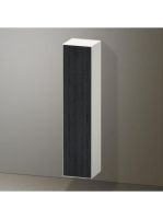 Duravit Zencha magas szekrény 176x40 cm, balos, fekete tölgy