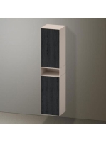 Duravit Zencha magas szekrény 176x40 cm, jobbos, fekete tölg