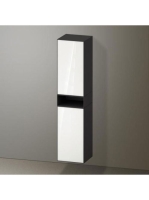 Duravit Zencha magas szekrény 176x40 cm, jobbos, fehér üveg/