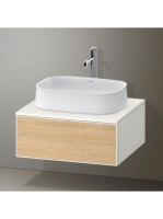 Duravit Zencha alsószekrény 65x55 cm 1 fiókkal, tölgy fiókre