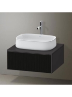 Duravit Zencha alsószekrény 65x55, dió fiókrendezővel, struk