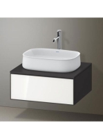 Duravit Zencha alsószekrény 65x55, tölgy fiókrendezővel, feh