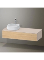 Duravit Zencha balos alsószekrény 130, fiókrendező nélkül, n