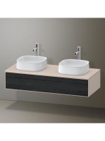 Duravit Zencha fiókos alsószekrény 130, tölgy fiókrendezővel