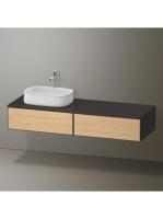 Duravit Zencha balos alsószekrény 160, tölgy fiókrendezők, n