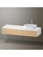 Duravit Zencha jobbos alsószekrény 160, tölgy fiókrendezővel