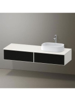 Duravit Zencha jobbos alsószekrény 160, dió fiókrendezők, te