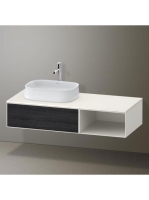 Duravit Zencha balos alsószekrény 130, fiókrendező nélkül, f