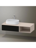Duravit Zencha balos alsószekrény 130, fiókrendező nélkül, s