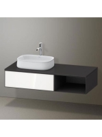 Duravit Zencha balos alsószekrény 130, fiókrendező nélkül, f
