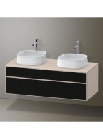 Duravit Zencha alsószekrény 130, fiókrendező nélkül, struktu