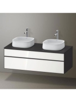 Duravit Zencha alsószekrény 130, fiókrendező nélkül, fehér ü