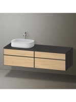 Duravit Zencha balos alsószekrény 160, dió fiókrendezővel, n