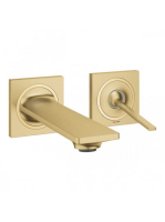 Grohe Allure S 2-lyukas fali mosdócsaptelep, Brushed Cool Su