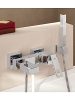 Grohe Eurocube kádcsaptelep, zuhany szettel 1/2 23141000 - F