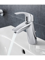 Grohe Eurosmart magasított mosdó csaptelep leeresztővel, M-S