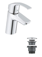 GROHE Eurosmart mosdócsaptelep push-open leeresztővel 239220