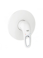 Grohe Eurostyle króm/fehér egykaros zuhanycsaptele