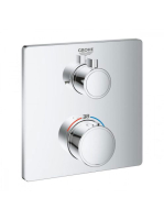 Grohe Grohtherm Square falsík alatti termosztátos kád csapte