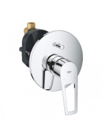 Grohe BauLoop egykaros kádcsaptelep zuhanyváltóval, falon be